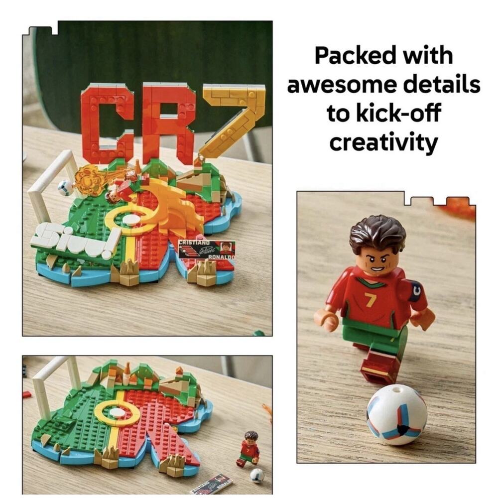 LEGO 66823 Editions Cristiano Ronaldo Collector's Set Co-Pack, Building Toy with - Picture 7 of 8